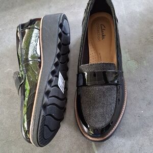 Clarks Kids Black and Brown Dress Shoes